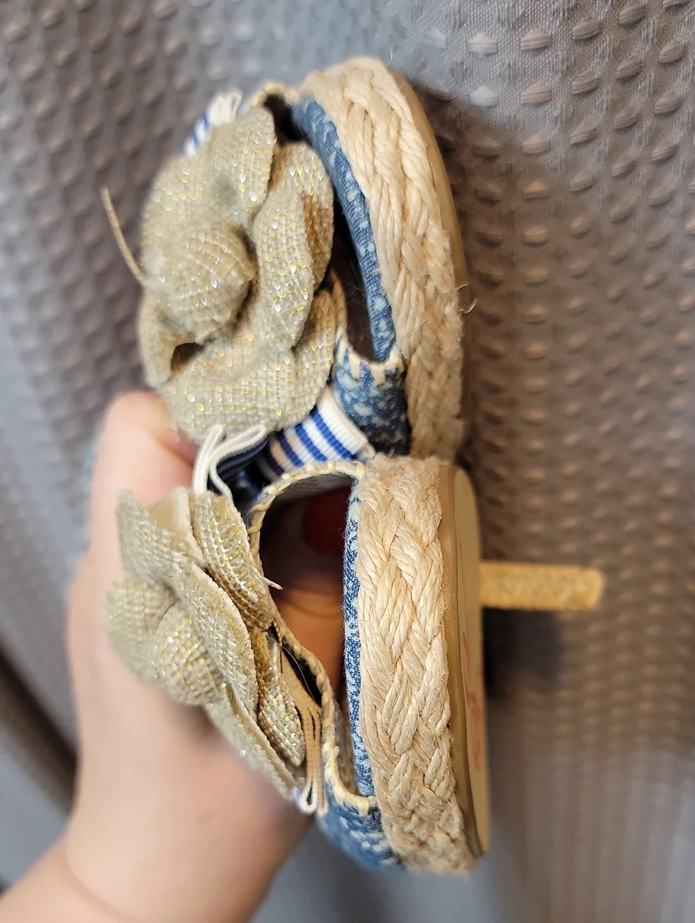 Vintage Poetic License (by Irregular Choice) Wedge Peep Toe Heels Size 36.5